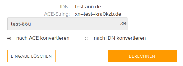 IDN-Domain