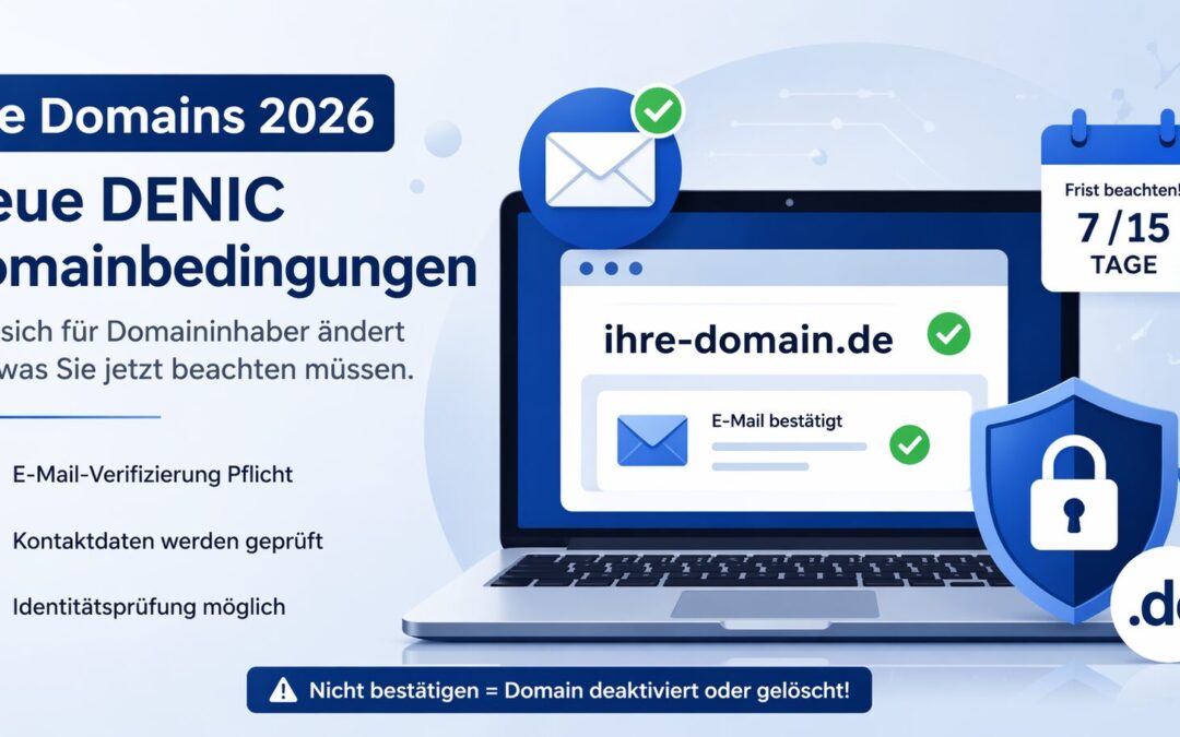 .de Domains: Neue DENIC Domainbedingungen 2026